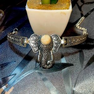 Silver Lucky Elephant Bracelet